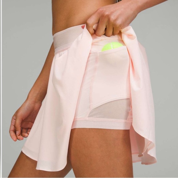 Lululemon Court Rival High-Rise Skirt Size 10 in Strawberry Milkshake - Picture 5 of 7